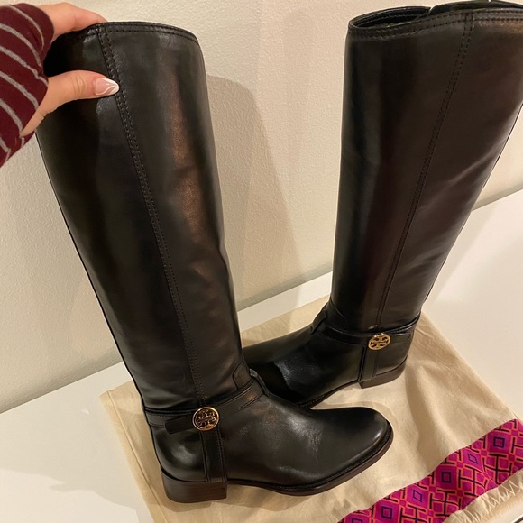 Tory Burch Shoes - Tory Burch Black Bristol Riding Boots